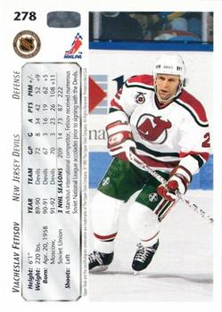 1992-93 Upper Deck #278 Viacheslav Fetisov Back