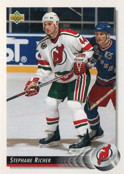 1992-93 Upper Deck #56 Stephane Richer Front