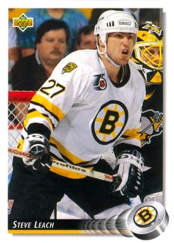 1992-93 Upper Deck #61 Steve Leach Front