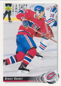 1992-93 Upper Deck #80 Benoit Brunet Front