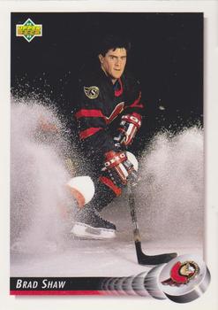 1992-93 Upper Deck #109 Brad Shaw Front