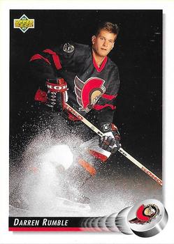 1992-93 Upper Deck #110 Darren Rumble Front