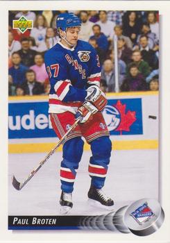 1992-93 Upper Deck #148 Paul Broten Front