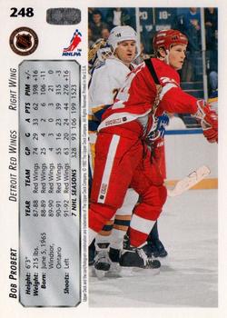 1992-93 Upper Deck #248 Bob Probert Back