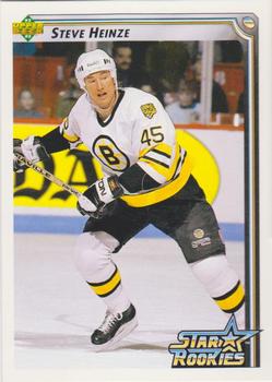 1992-93 Upper Deck #400 Steve Heinze Front