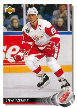 1992-93 Upper Deck #155 Steve Yzerman Front