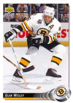 1992-93 Upper Deck #244 Glen Wesley Front