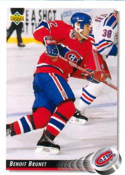 1992-93 Upper Deck #80 Benoit Brunet Front