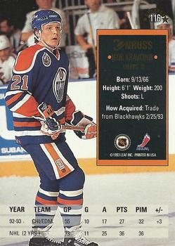 1993-94 Donruss #116 Igor Kravchuk Back