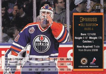 1993-94 Donruss #117 Bill Ranford Back