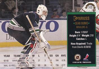 1993-94 Donruss #141 Sean Burke Back