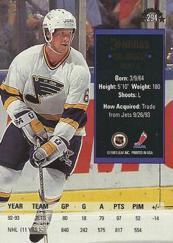 1993-94 Donruss #294 Phil Housley Back