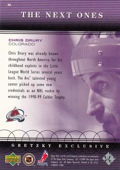 1999-00 Upper Deck - Gretzky Exclusive #86 Chris Drury Back