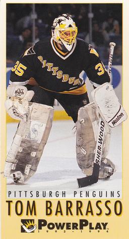 1993-94 Fleer PowerPlay #187 Tom Barrasso Front