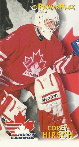 1993-94 Fleer PowerPlay #482 Corey Hirsch Front