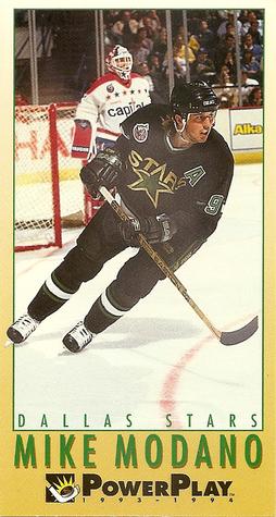 1993-94 Fleer PowerPlay #63 Mike Modano Front