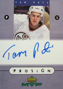 1999-00 Upper Deck MVP - ProSign #TP Tom Poti Front