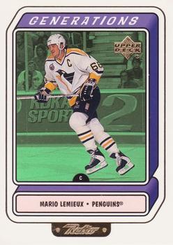 1999-00 Upper Deck Retro - Generations #G5B Mario Lemieux Front