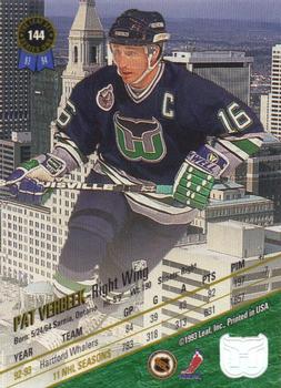 1993-94 Leaf #144 Pat Verbeek Back