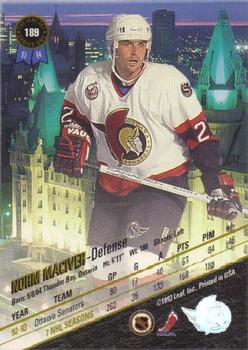 1993-94 Leaf #189 Norm Maciver Back