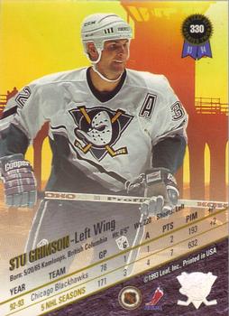 1993-94 Leaf #330 Stu Grimson Back