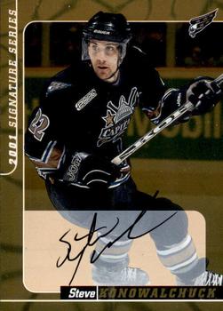 2000-01 Be a Player Signature Series - Autographs Gold #13 Steve Konowalchuk Front
