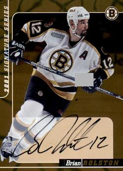 2000-01 Be a Player Signature Series - Autographs Gold #109 Brian Rolston Front