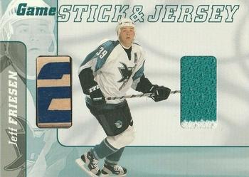 2000-01 Be a Player Signature Series - Jersey and Stick #GSJ-28 Jeff Friesen Front