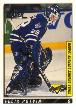 1993-94 O-Pee-Chee Premier #111 Felix Potvin Front