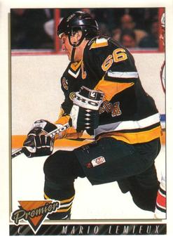 1993-94 O-Pee-Chee Premier #220 Mario Lemieux Front