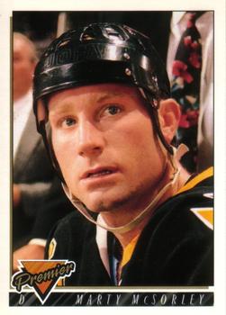 1993-94 O-Pee-Chee Premier #395 Marty McSorley Front