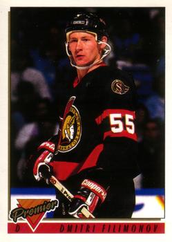 1993-94 O-Pee-Chee Premier #496 Dmitri Filimonov Front