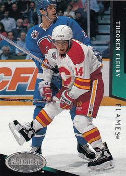 1993-94 Parkhurst #28 Theoren Fleury Front