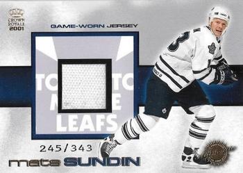 2000-01 Pacific Crown Royale - Game-Worn Jerseys #24 Mats Sundin Front