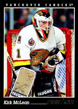 1993-94 Pinnacle #158 Kirk McLean Front