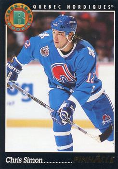 1993-94 Pinnacle #219 Chris Simon Front