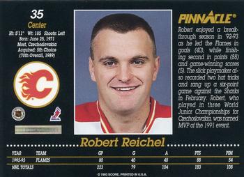 1993-94 Pinnacle #35 Robert Reichel Back