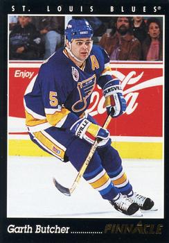 1993-94 Pinnacle #66 Garth Butcher Front