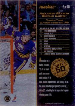 1993-94 Pinnacle - Nifty 50 #2 Alexander Mogilny Back