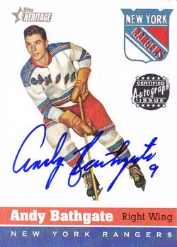 2000-01 Topps Heritage - Autographs #HA-AB Andy Bathgate Front