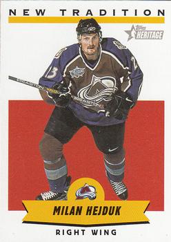2000-01 Topps Heritage - New Tradition #NT3 Milan Hejduk Front