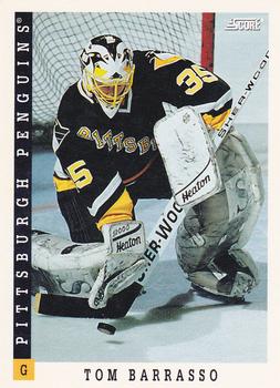 1993-94 Score #225 Tom Barrasso Front