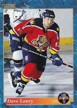 1993-94 Score #564 Dave Lowry Front