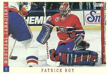 1993-94 Score #315 Patrick Roy Front