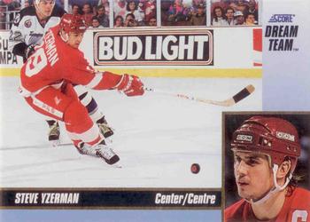 1993-94 Score Canadian - Dream Team #16 Steve Yzerman Front