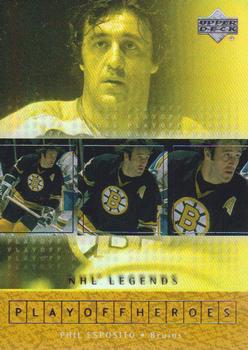 2000-01 Upper Deck Legends - Playoff Heroes #PH12 Phil Esposito Front