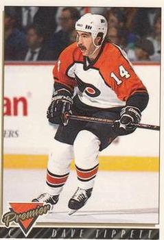 1993-94 Topps Premier #387 Dave Tippett Front