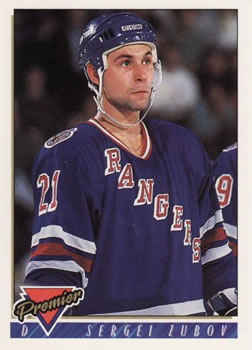 1993-94 Topps Premier #217 Sergei Zubov Front