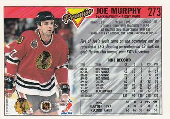 1993-94 Topps Premier #273 Joe Murphy Back