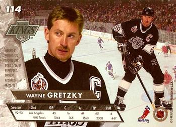 1993-94 Ultra #114 Wayne Gretzky Back